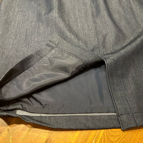 LN Plus Size Navy Blue Lane Bryant Knee-Length Pencil Skirt with Slit Size 20 - Picture 6 of 10